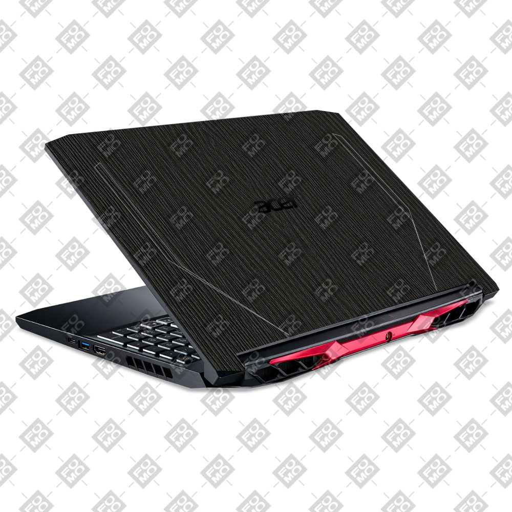 Textured Black Wood Acer Nitro 5 AN515 44, 56 Laptop Skin