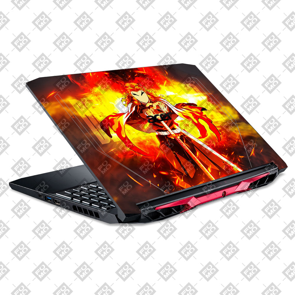 Flame Hashira Rengoku Acer Nitro 5 AN515 44, 56 Laptop Skin