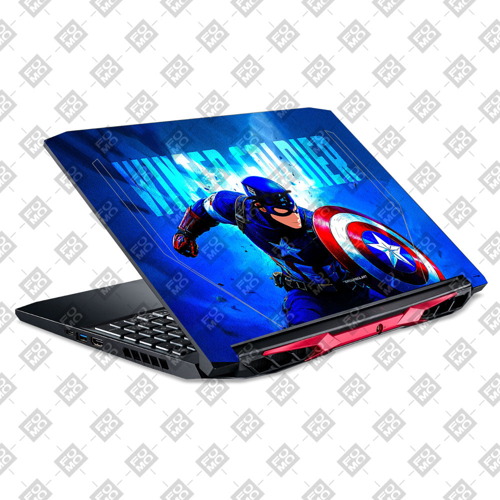 Shield of Justice Captain America Acer Nitro 5 AN515 44, 56 Laptop Skin