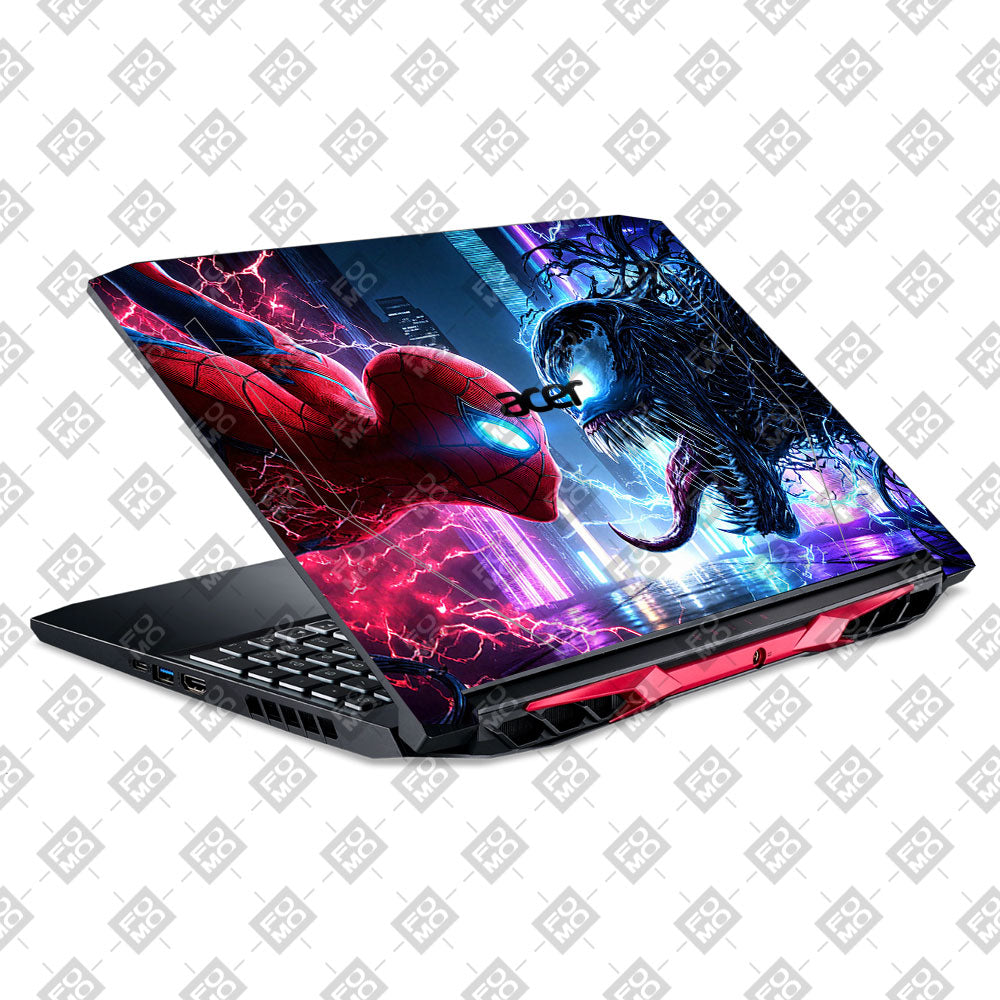 Spiderman vs Venom Showdown Acer Nitro 5 AN515 44, 56 Laptop Skin