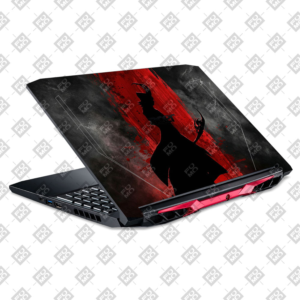 Loki Silhouette Red Strike Acer Nitro 5 AN515 44, 56 Laptop Skin