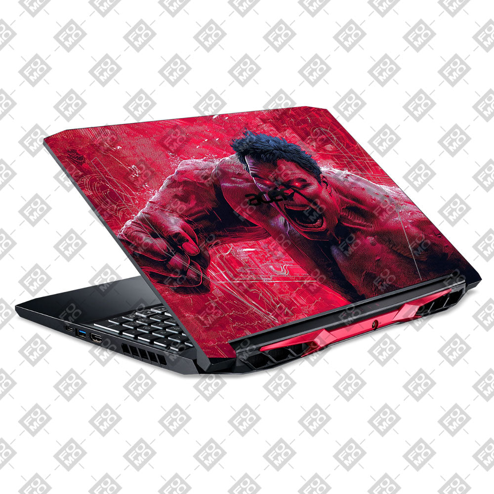 Gamma Rage Red Hulk Acer Nitro 5 AN515 44, 56 Laptop Skin