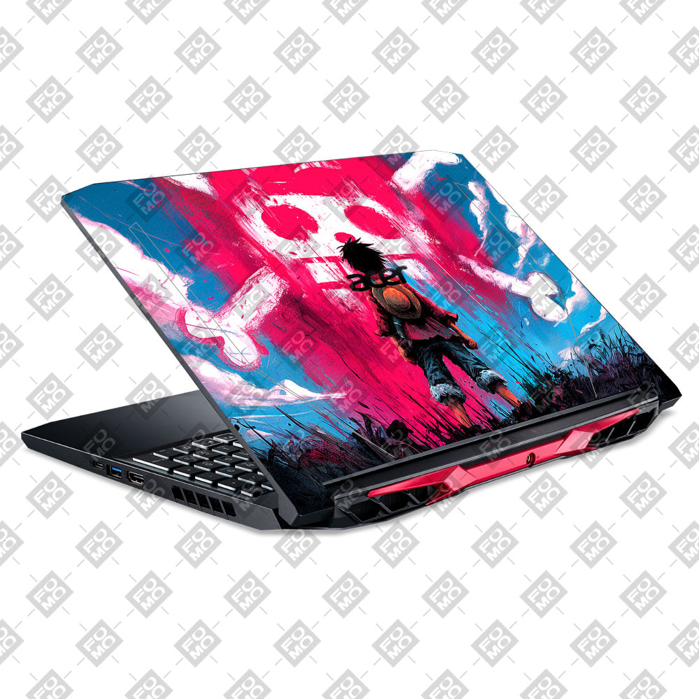 Straw Hat Graffiti One Piece Acer Nitro 5 AN515 44, 56 Laptop Skin