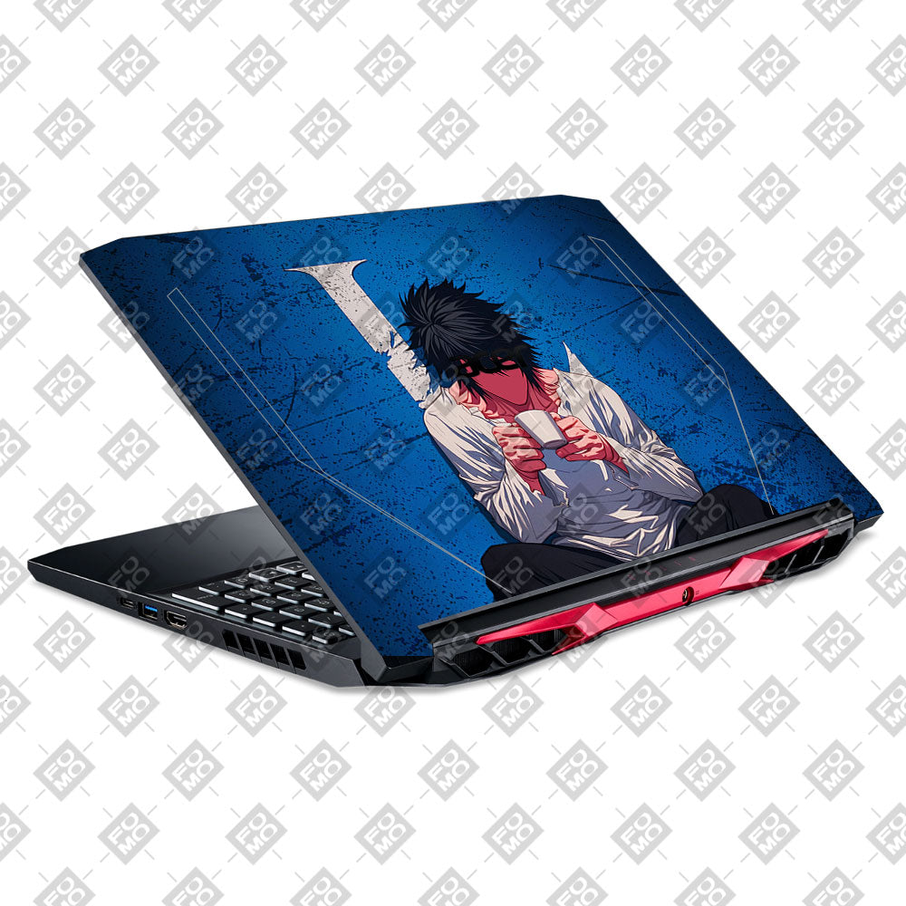 Death Note L Lawliet Acer Nitro 5 AN515 44, 56 Laptop Skin