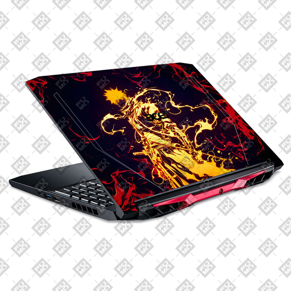 Bleach Ichigo Bankai Form Acer Nitro 5 AN515 44, 56 Laptop Skin