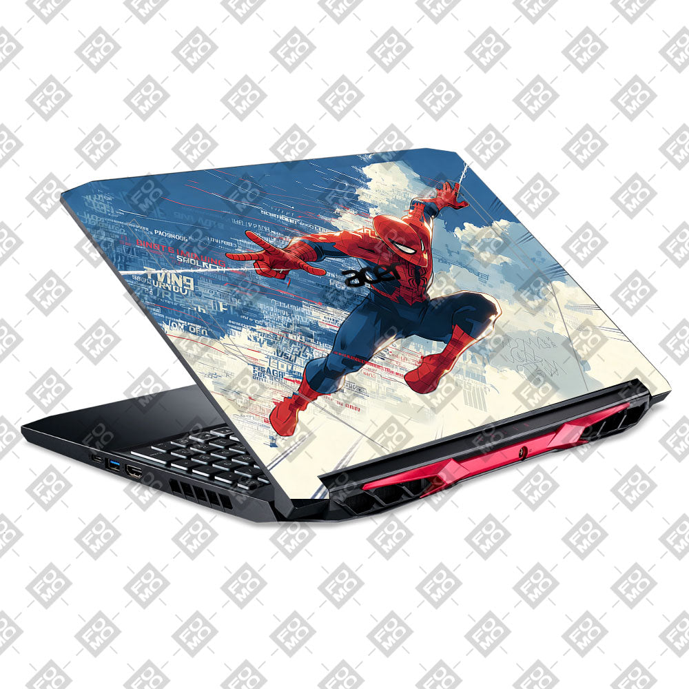 Spiderman Velocity Acer Nitro 5 AN515 44, 56 Laptop Skin
