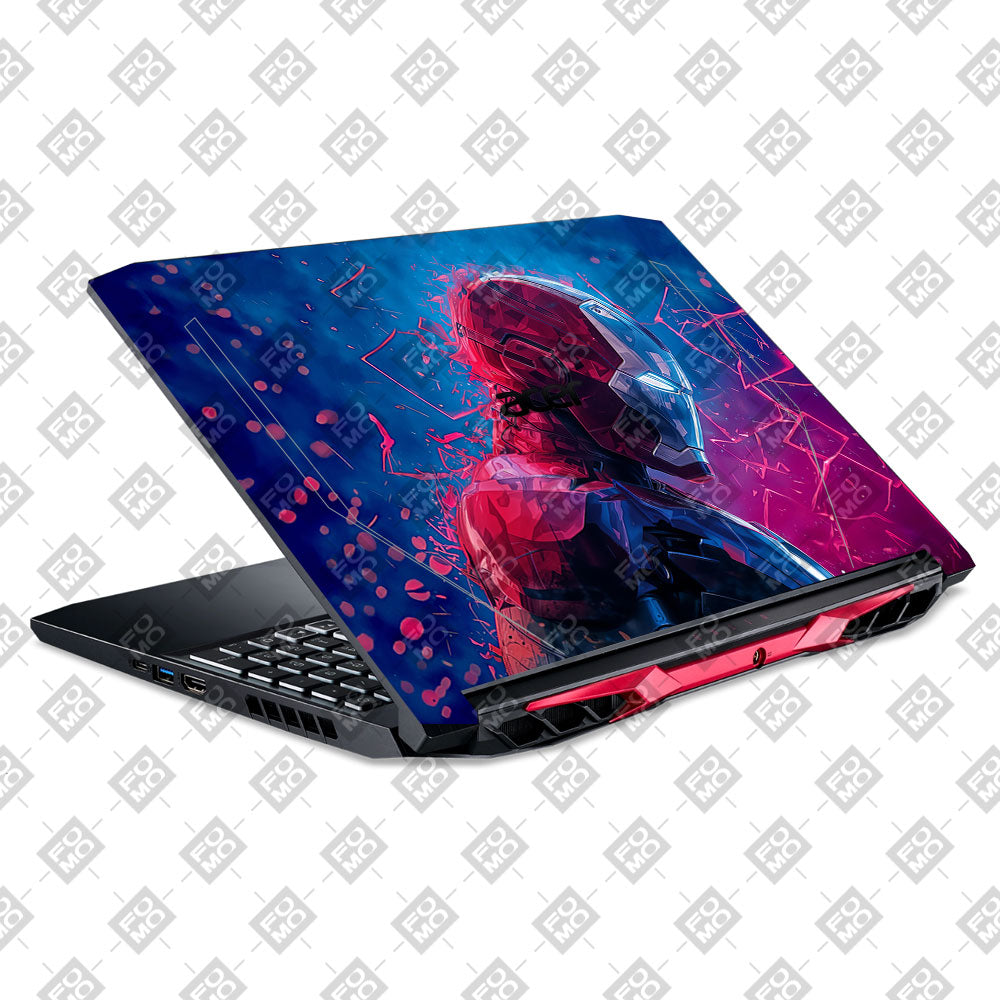 Iron Man Neon Tech Acer Nitro 5 AN515 44, 56 Laptop Skin