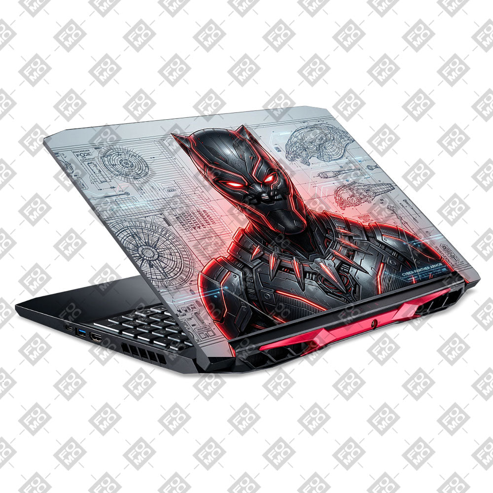 Black Panther Vibranium Tech Acer Nitro 5 AN515 44, 56 Laptop Skin