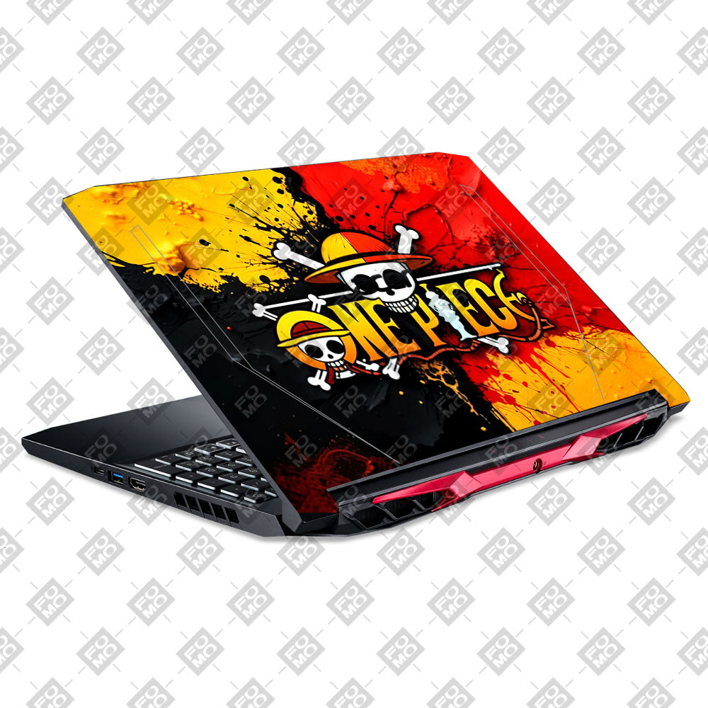One Piece Paint Splash Acer Nitro 5 AN515 44, 56 Laptop Skin