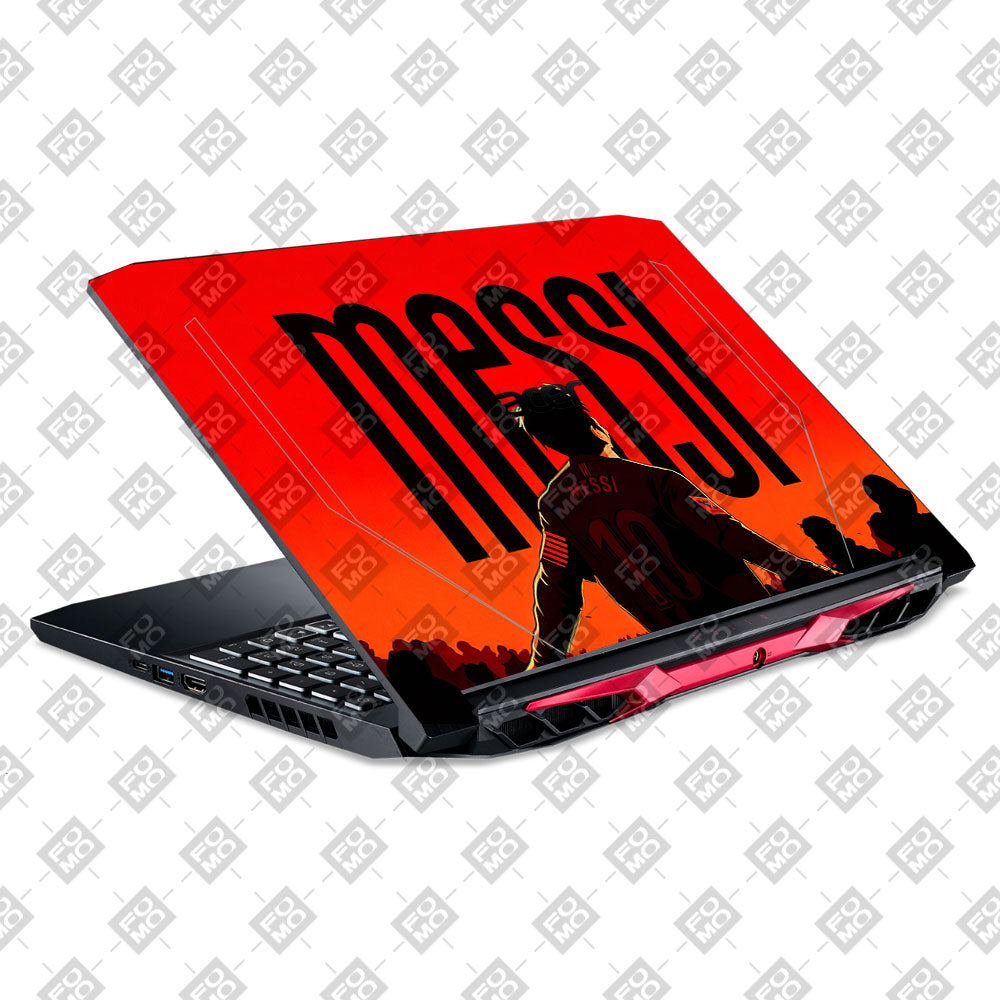 Messi Red Aura Acer Nitro 5 AN515 44, 56 Laptop Skin