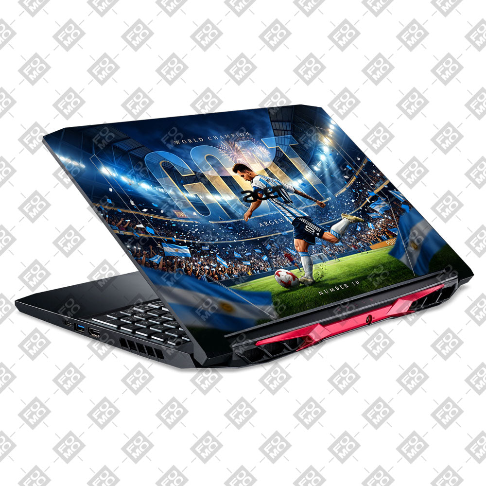 Messi World Champ Energy Acer Nitro 5 AN515 44, 56 Laptop Skin