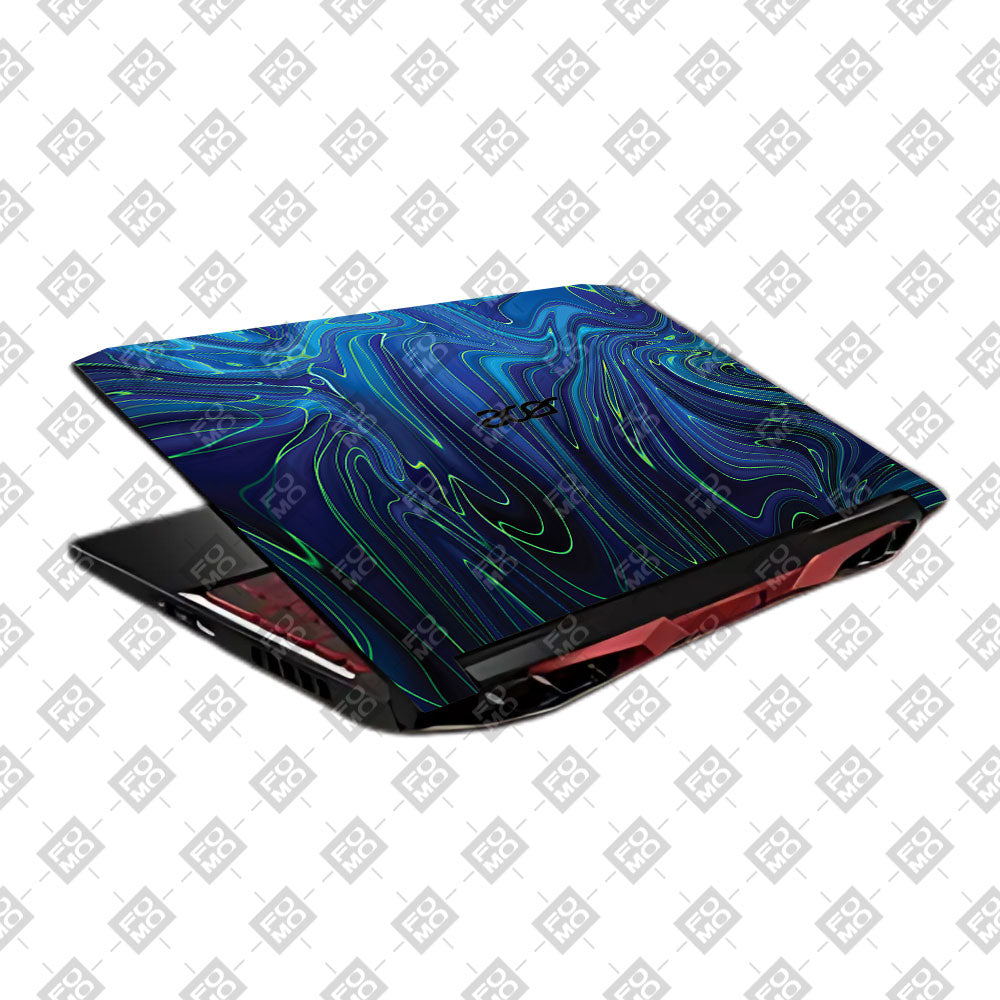 Cobalt Liquid Design Acer Nitro 5 AN515 45, 55, 57 Laptop Skin