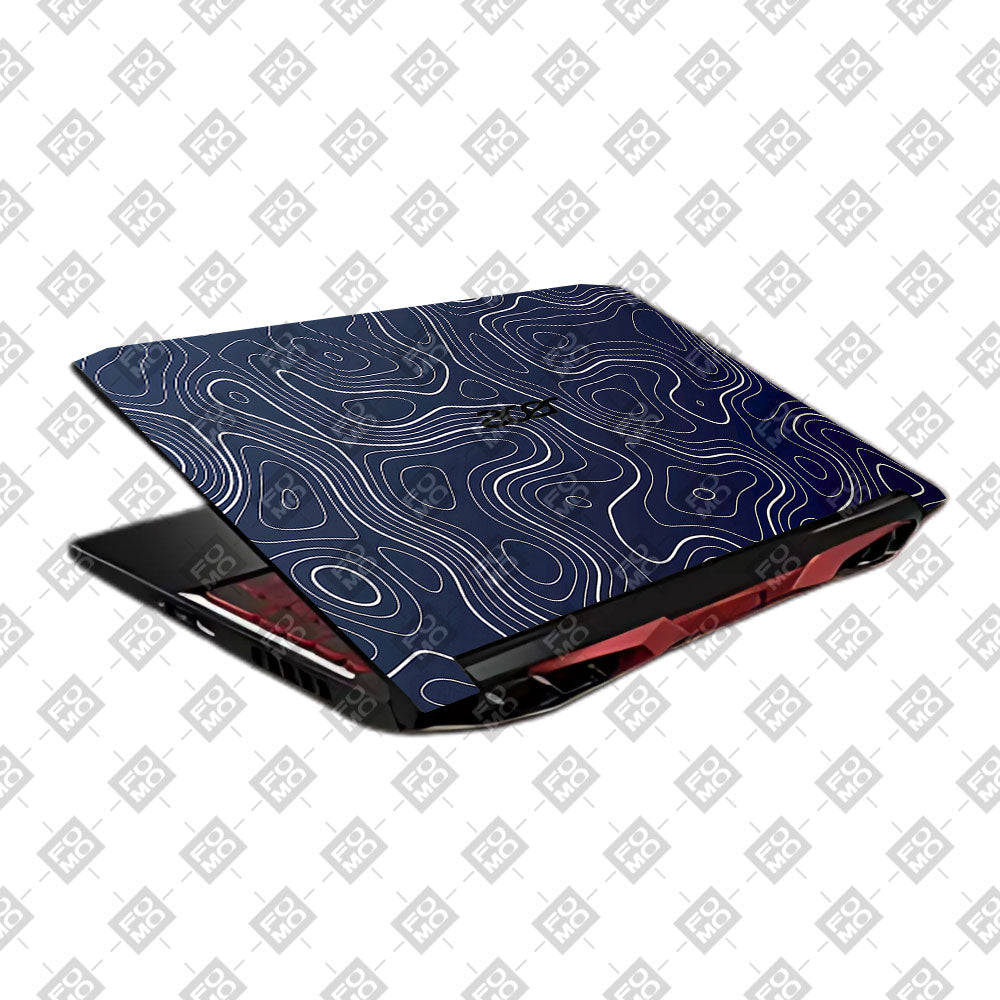 Fluid Lines Design Acer Nitro 5 AN515 45, 55, 57 Laptop Skin