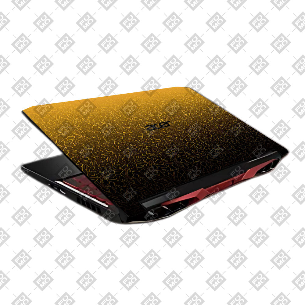 Orange to Black Gradient Acer Nitro 5 AN515 45, 55, 57 Laptop Skin