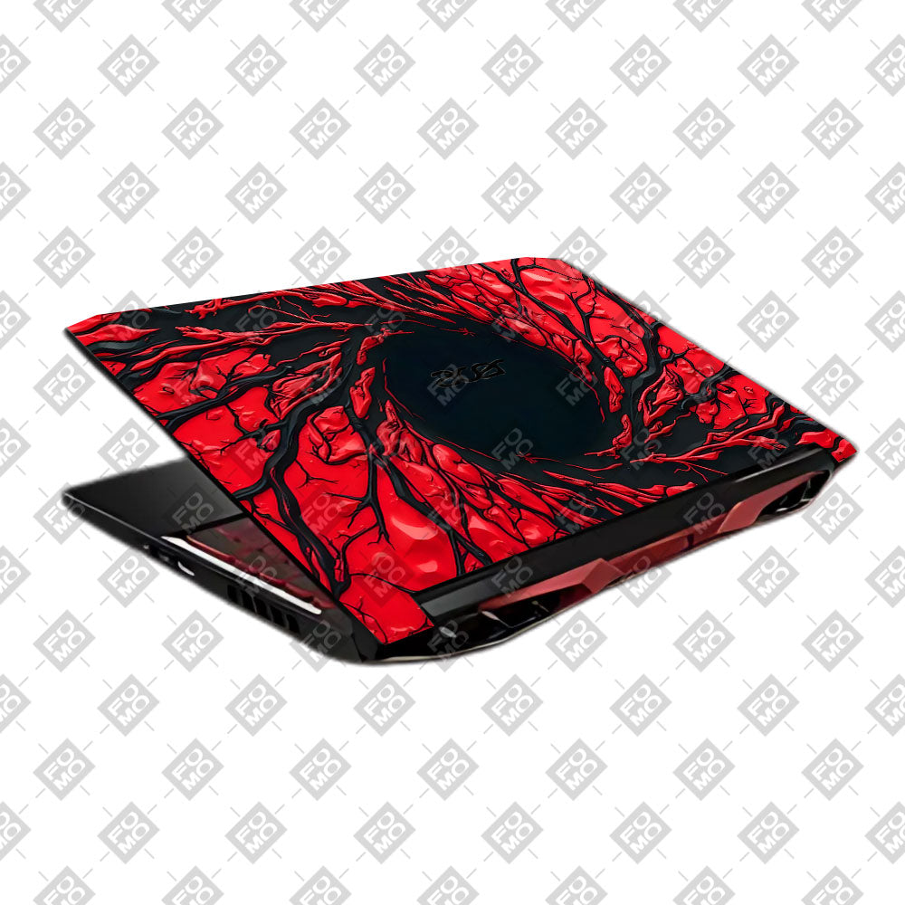 Spiderman Web Red Acer Nitro 5 AN515 45, 55, 57 Laptop Skin