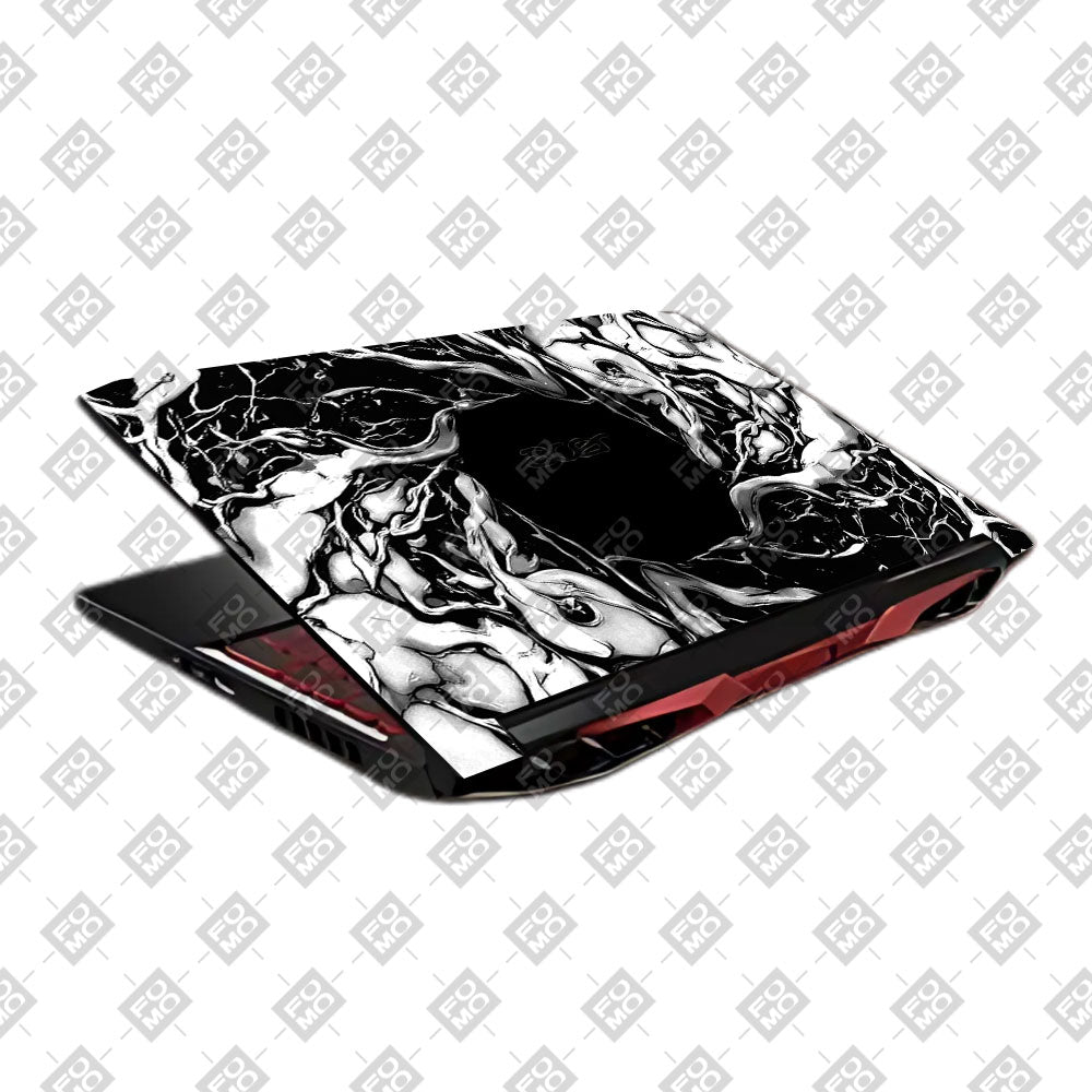 Spiderman Web Black Acer Nitro 5 AN515 45, 55, 57 Laptop Skin