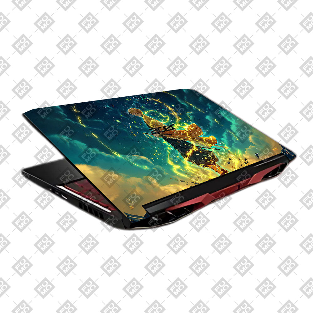 Zenitsu Thunder God Acer Nitro 5 AN515 45, 55, 57 Laptop Skin