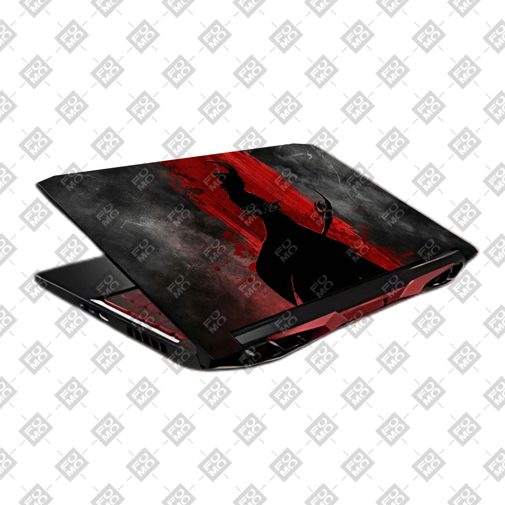 Loki Silhouette Red Strike Acer Nitro 5 AN515 45, 55, 57 Laptop Skin