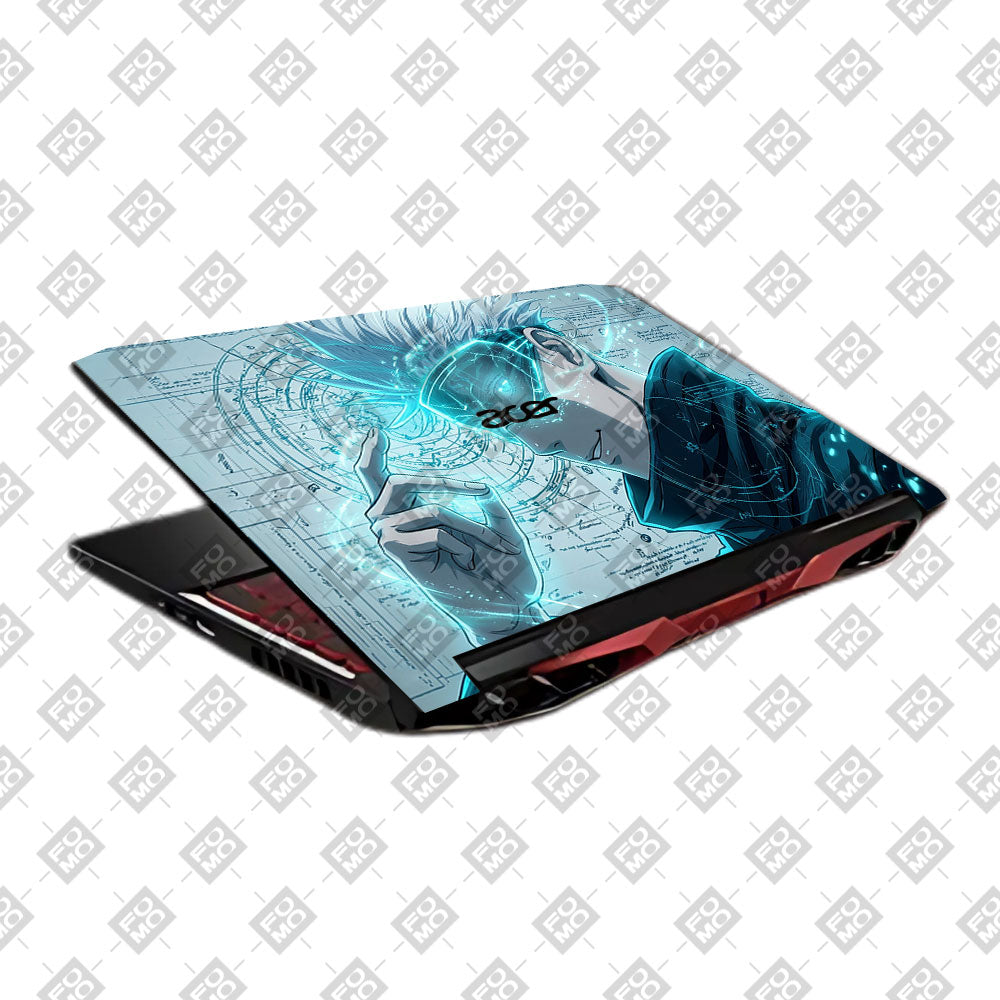 Gojo Satoru Power Acer Nitro 5 AN515 45, 55, 57 Laptop Skin