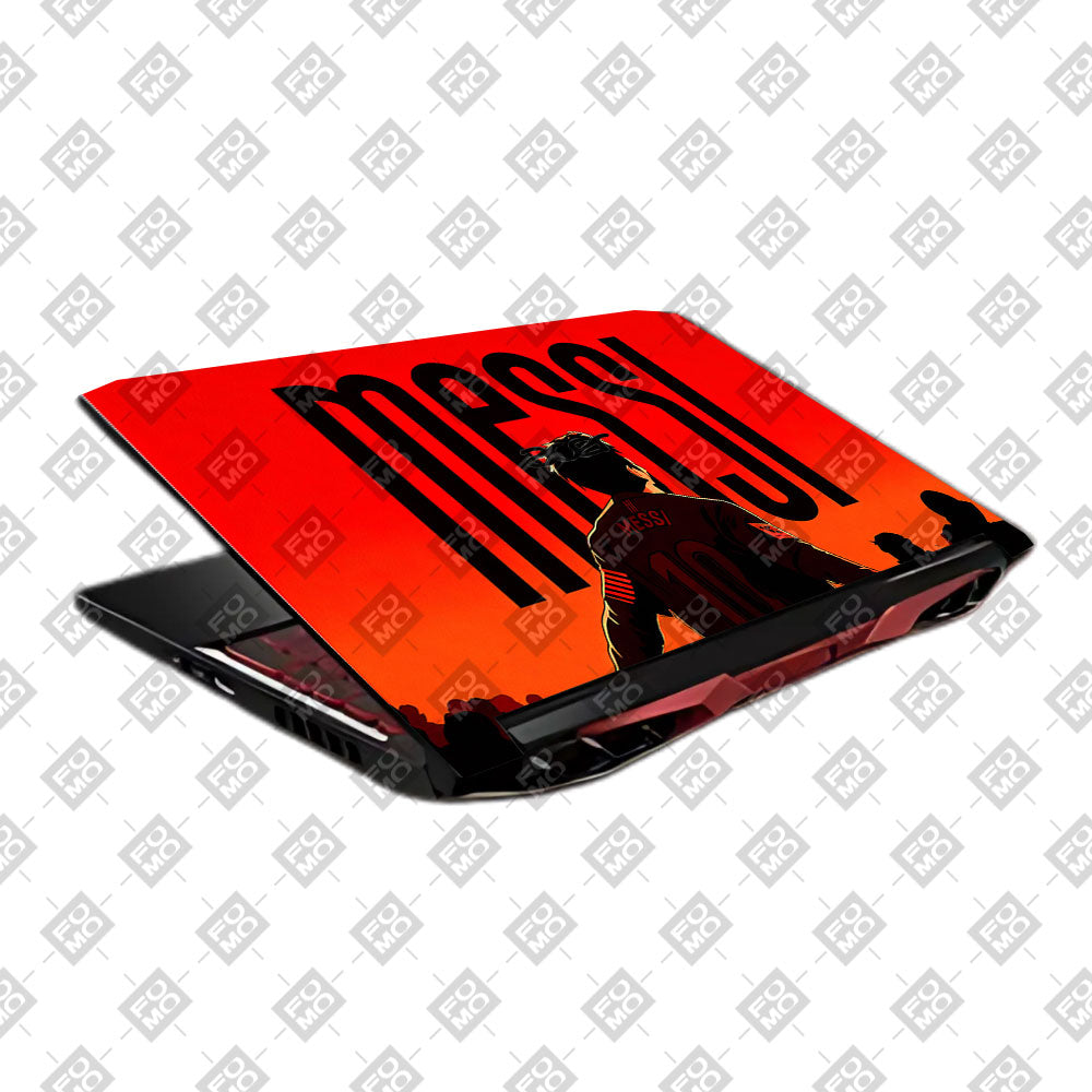 Messi Red Aura Acer Nitro 5 AN515 45, 55, 57 Laptop Skin