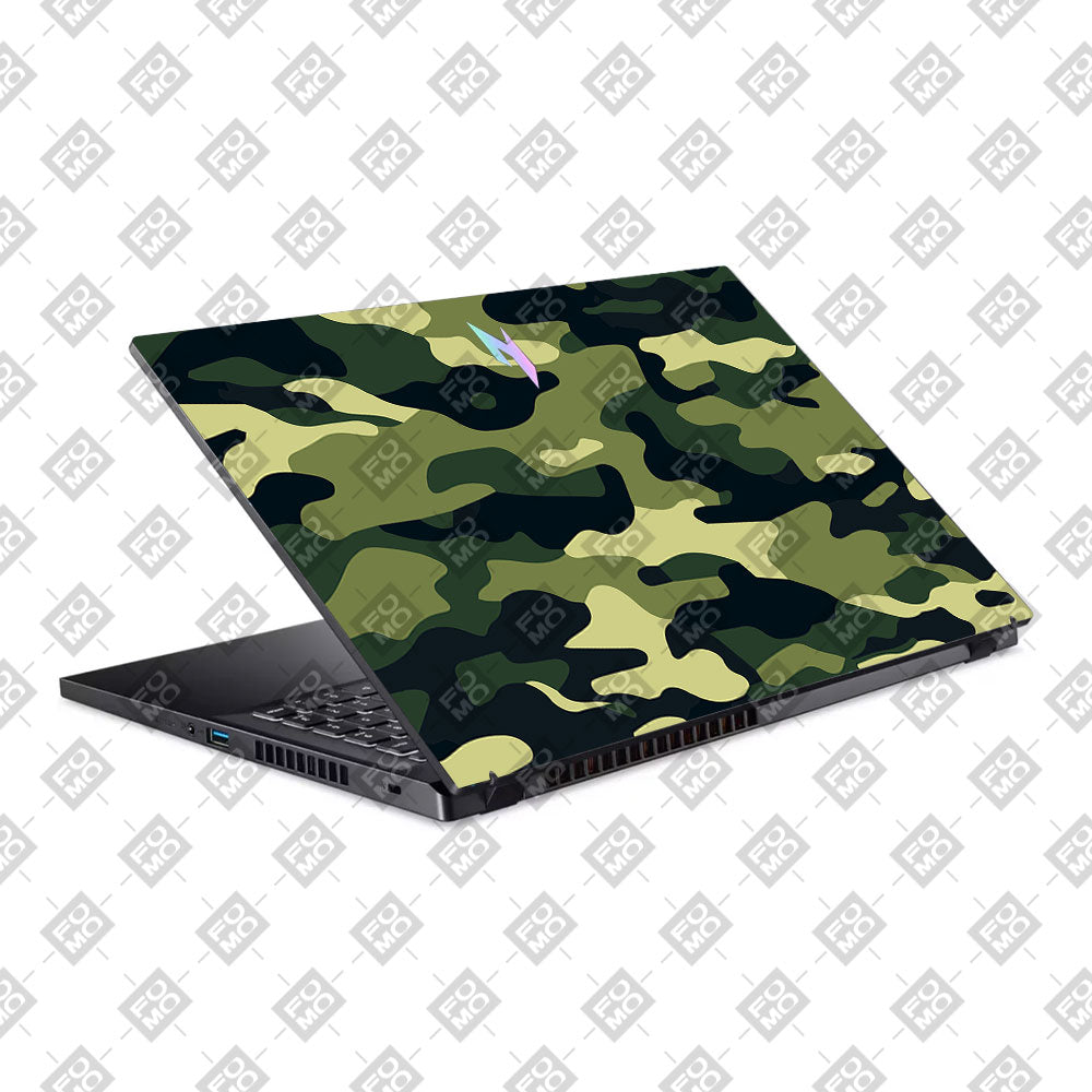 Forest Green Camo Acer Nitro V ANV15 51 55CA Laptop Skin