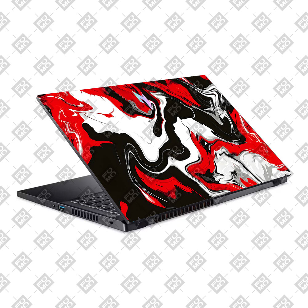Red and White Marble Acer Nitro V ANV15 51 55CA Laptop Skin