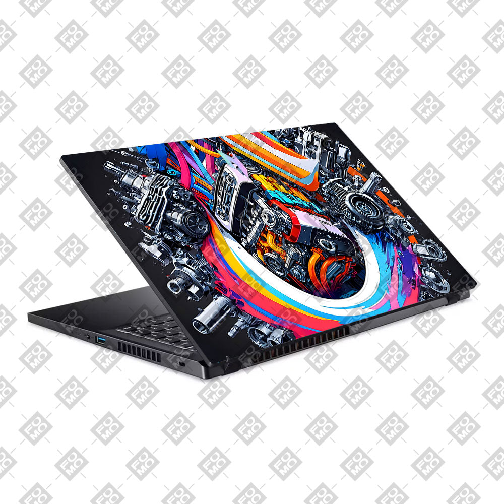 Power in Motion Acer Nitro V ANV15 51 55CA Laptop Skin