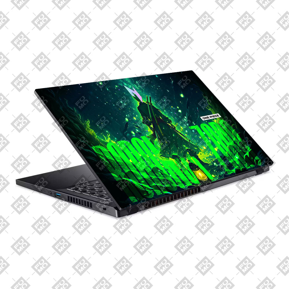 Roronoa Zoro Green Fury Acer Nitro V ANV15 51 55CA Laptop Skin