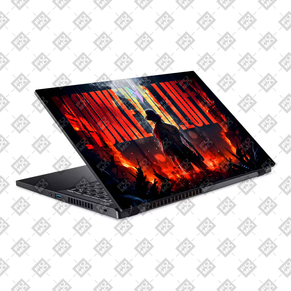 Monkey D. Luffy Blazing Red Acer Nitro V ANV15 51 55CA Laptop Skin