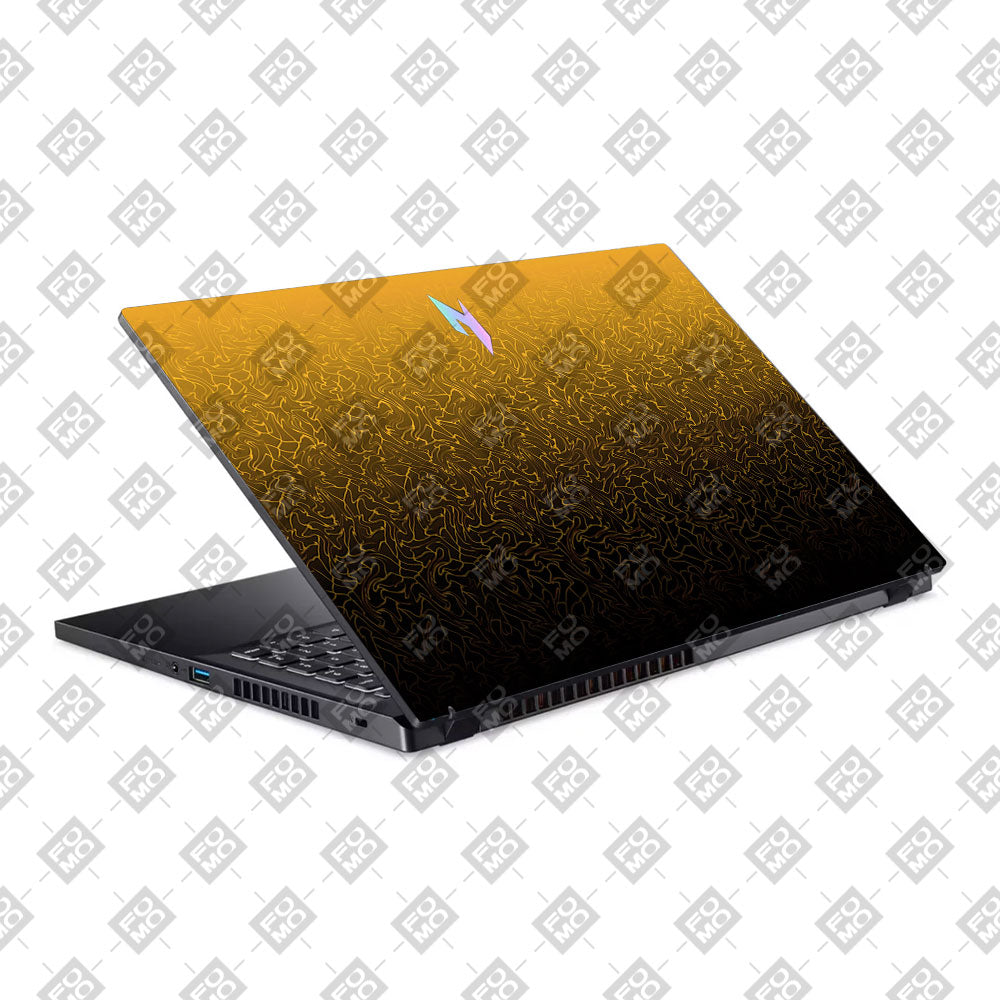 Orange to Black Gradient Acer Nitro V ANV15 51 55CA Laptop Skin