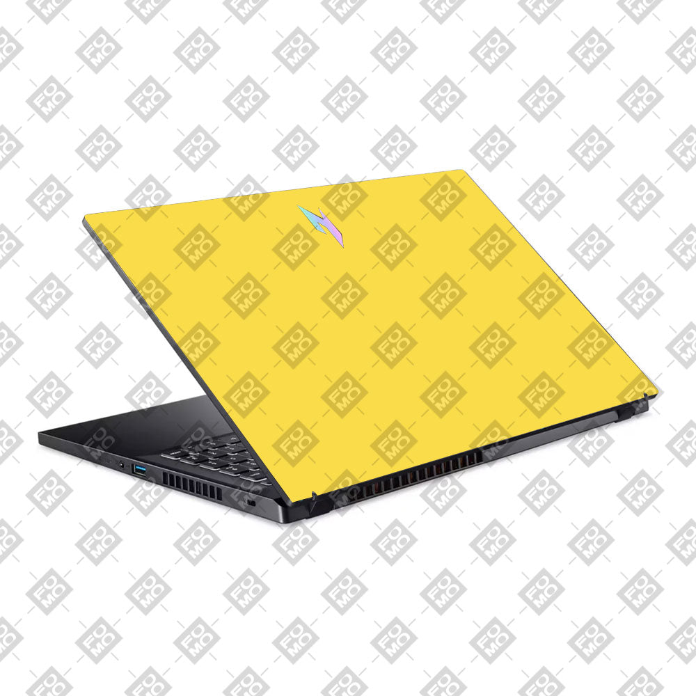 Textured Yellow Acer Nitro V ANV15 51 55CA Laptop Skin