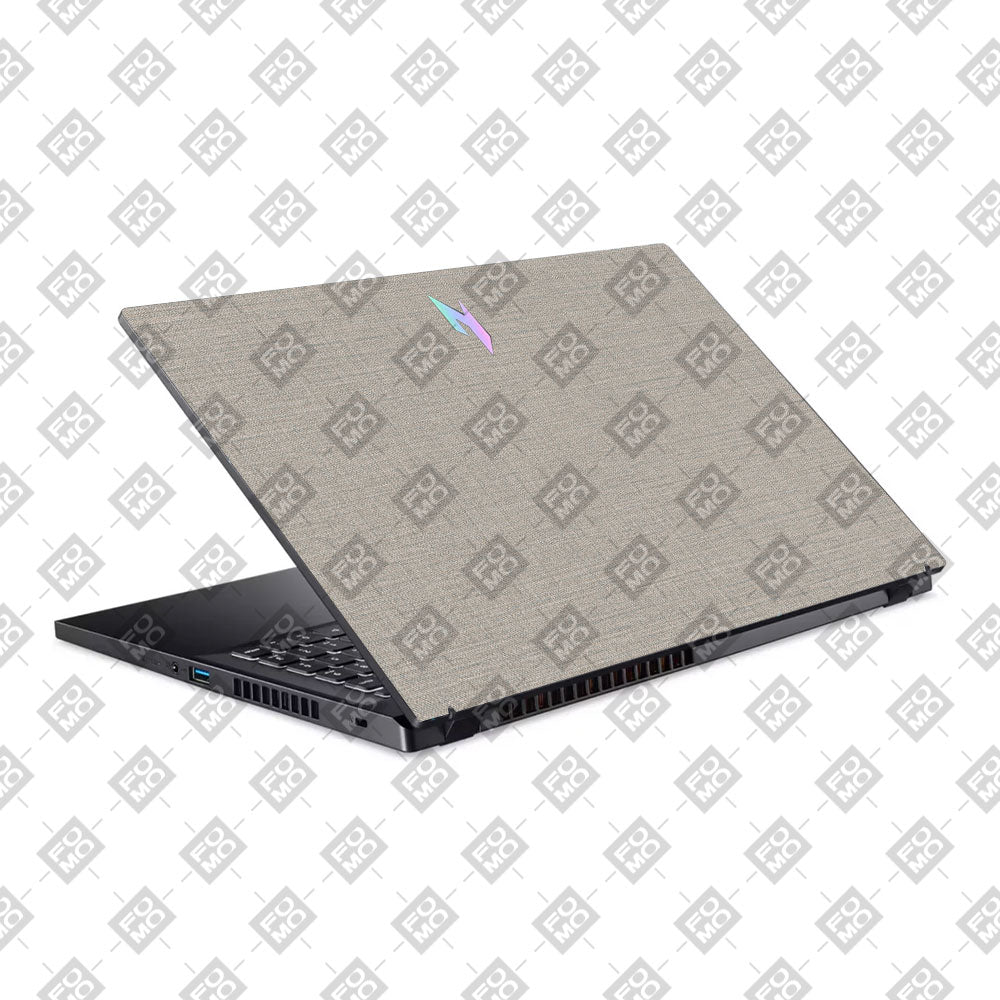 Textured Fabric Grey Acer Nitro V ANV15 51 55CA Laptop Skin
