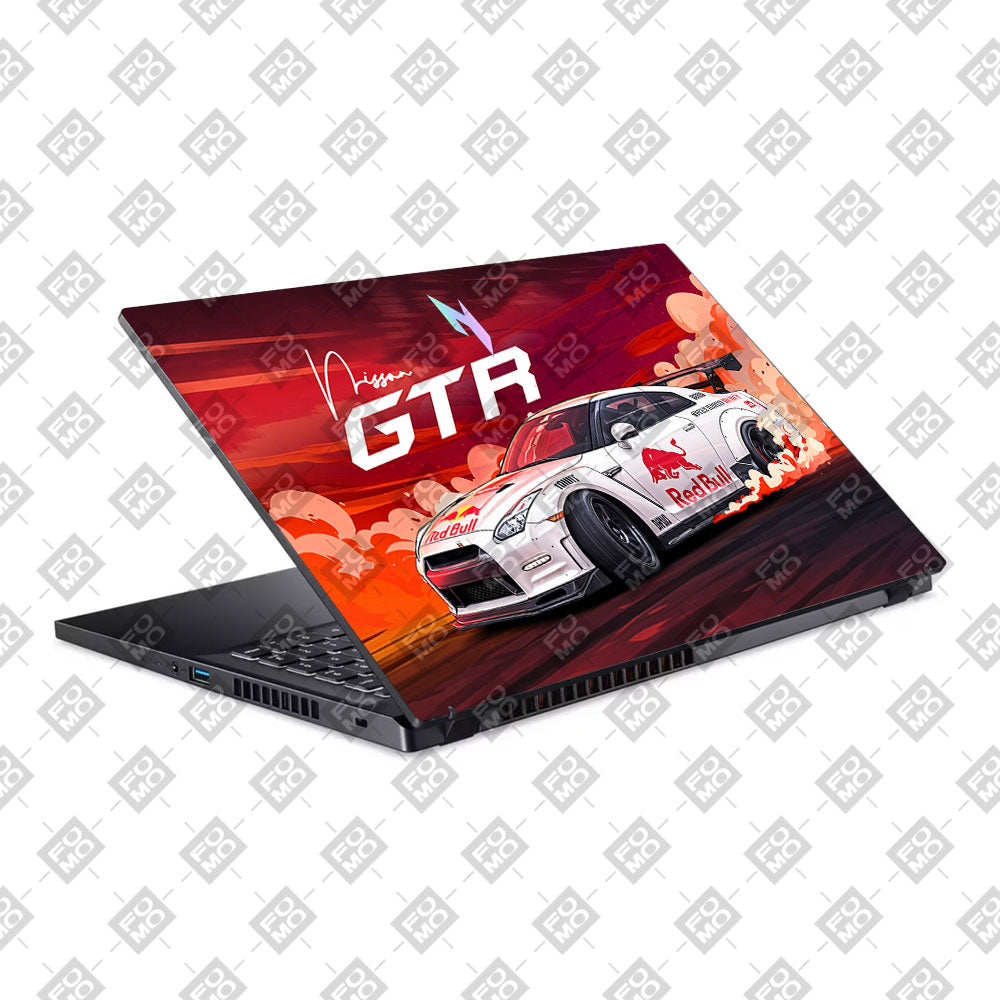 Nissan GTR Red Bull Drift Fury Acer Nitro V ANV15 51 55CA Laptop Skin