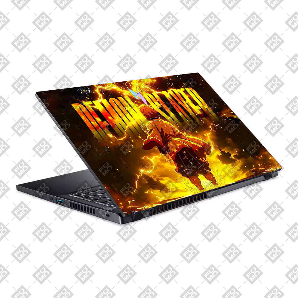 Zenitsu Lightning Strike Acer Nitro V ANV15 51 55CA Laptop Skin
