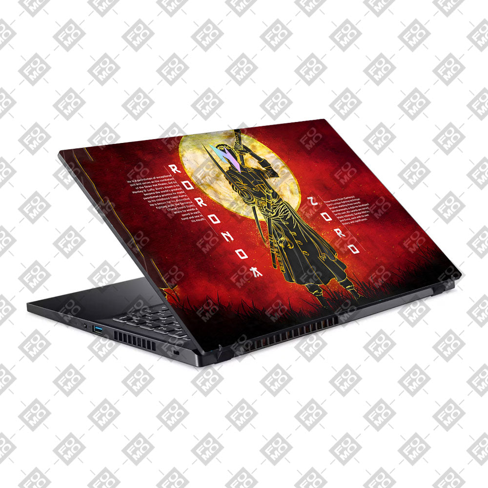 Zoro Under Golden Moon Acer Nitro V ANV15 51 55CA Laptop Skin