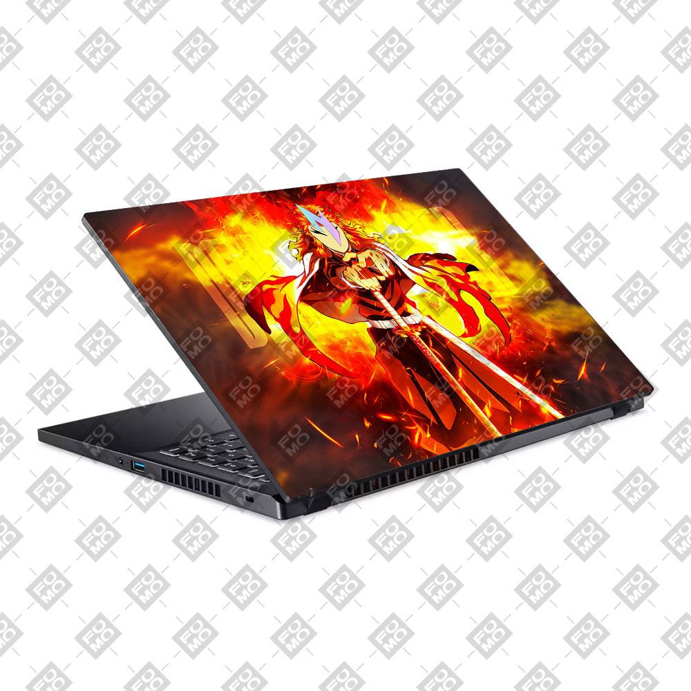 Flame Hashira Rengoku Acer Nitro V ANV15 51 55CA Laptop Skin