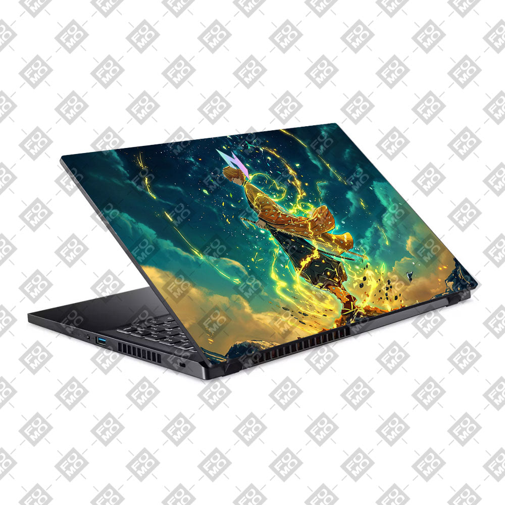 Zenitsu Thunder God Acer Nitro V ANV15 51 55CA Laptop Skin
