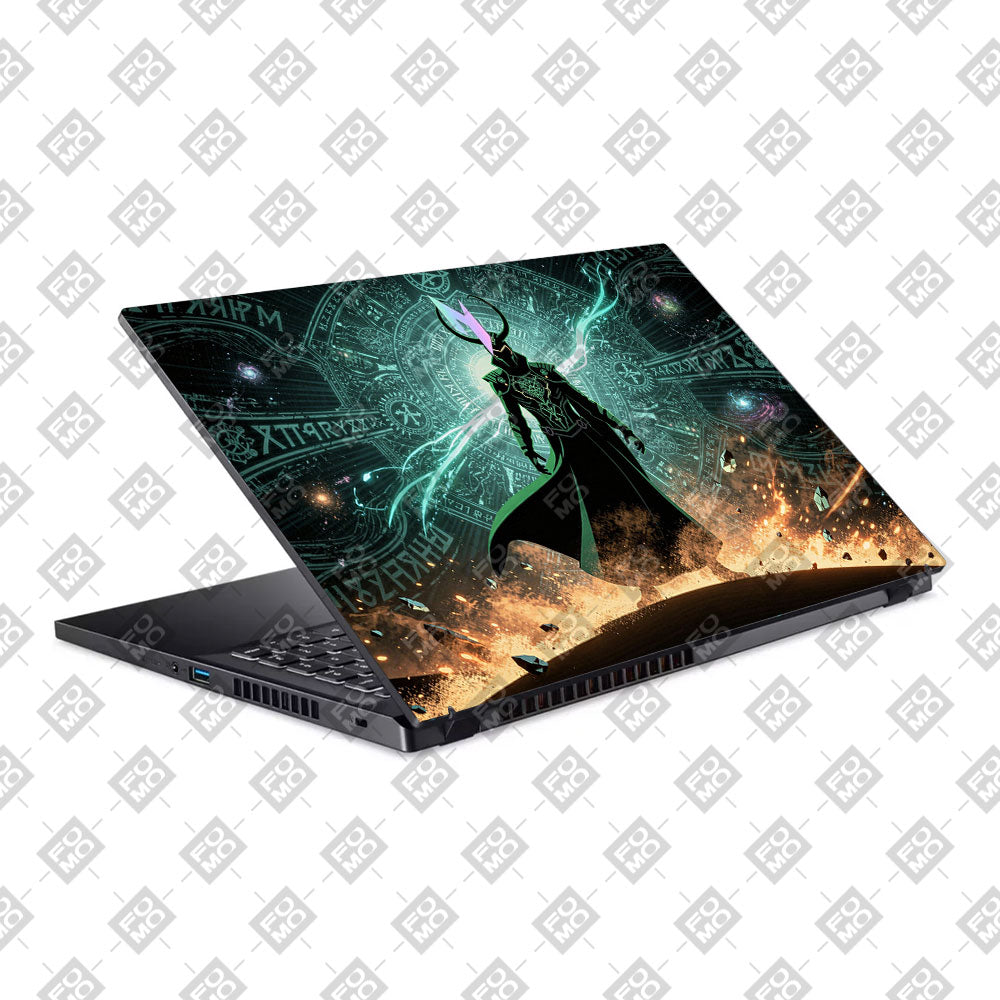 Loki God of Mischief Neon Acer Nitro V ANV15 51 55CA Laptop Skin
