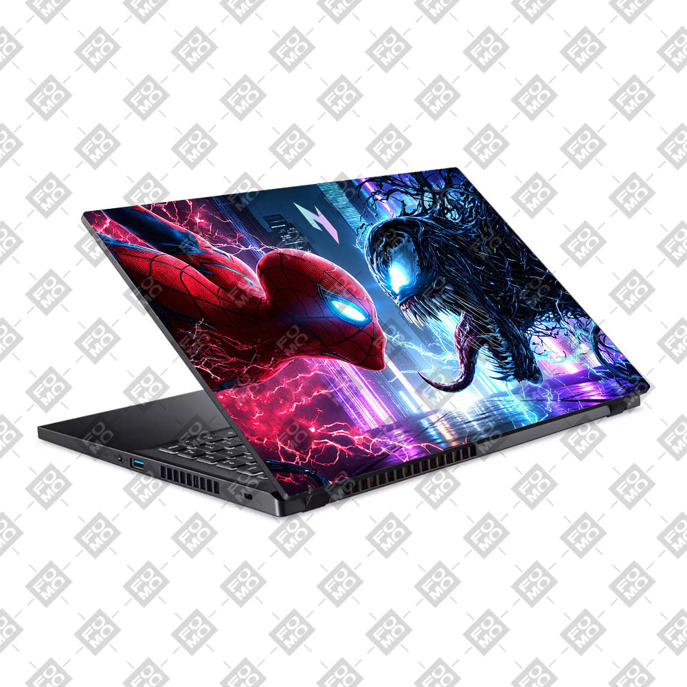 Spiderman vs Venom Showdown Acer Nitro V ANV15 51 55CA Laptop Skin