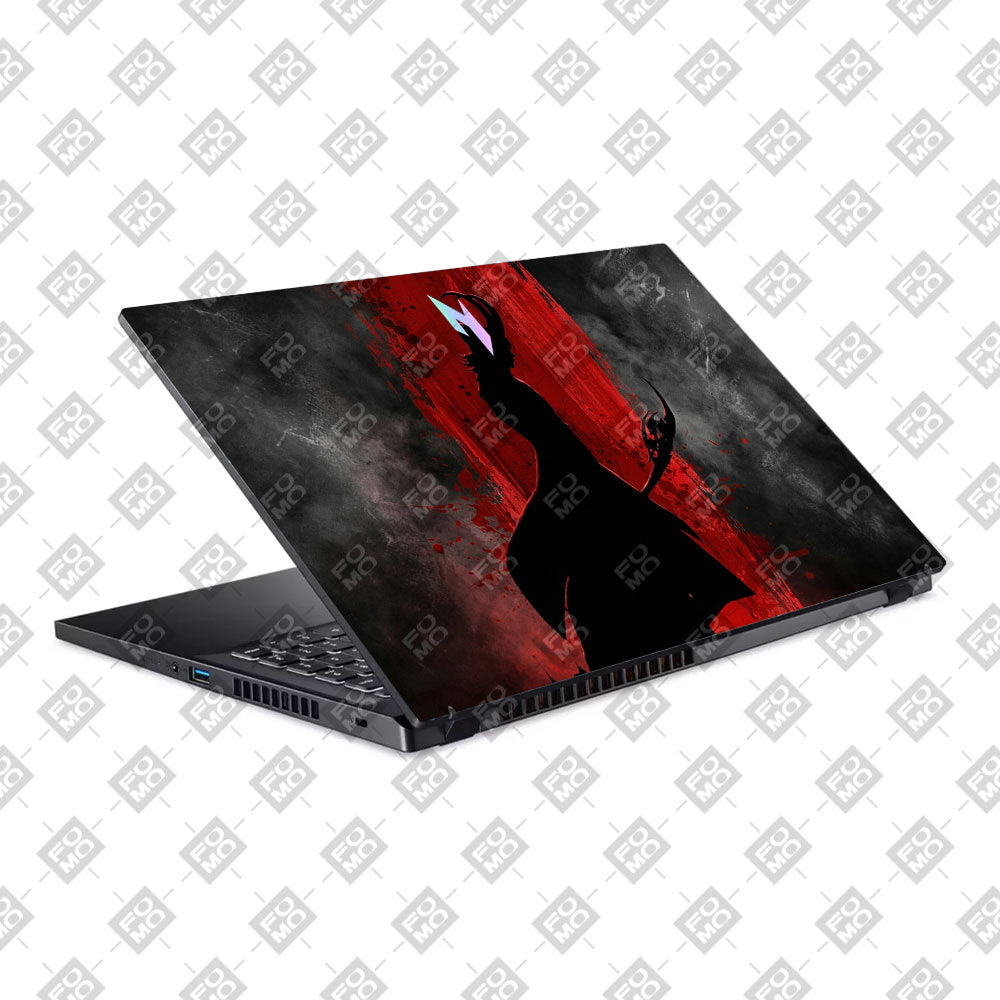 Loki Silhouette Red Strike Acer Nitro V ANV15 51 55CA Laptop Skin