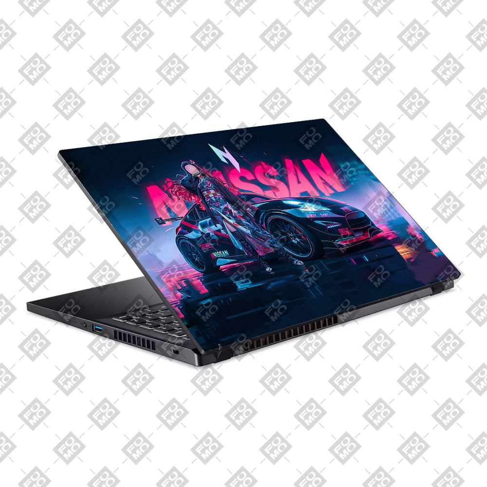 Neon Bloom Nezuko Racer Acer Nitro V ANV15 51 55CA Laptop Skin