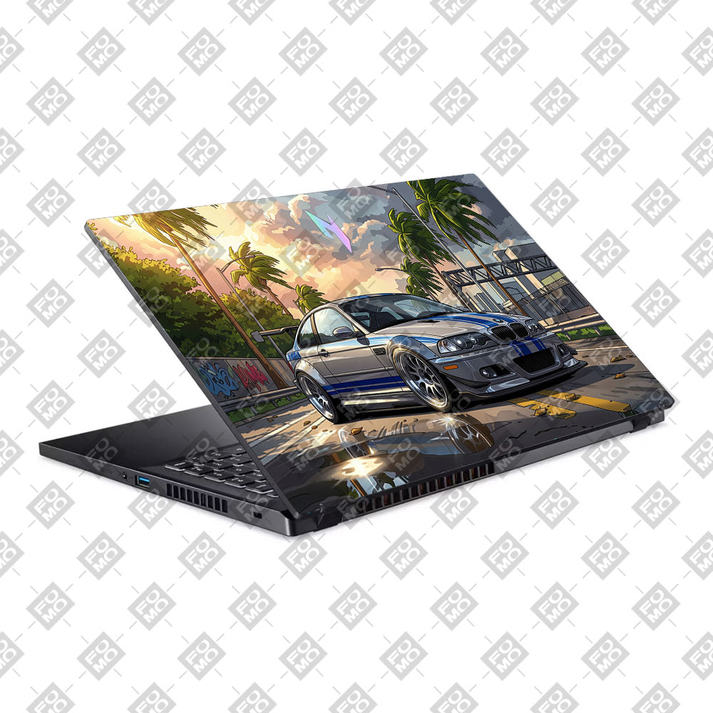 Street Icon BMW E46 Drift Legend Acer Nitro V ANV15 51 55CA Laptop Skin