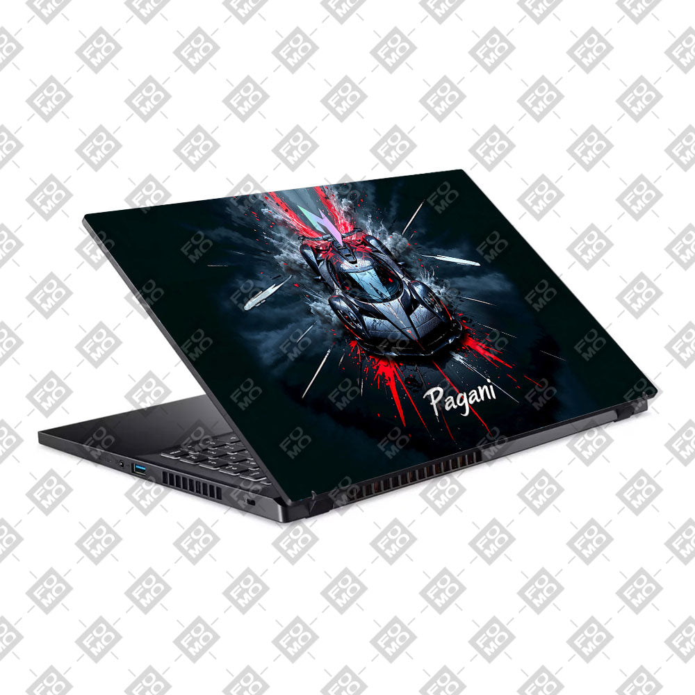 Pagani Midnight Impact Acer Nitro V ANV15 51 55CA Laptop Skin
