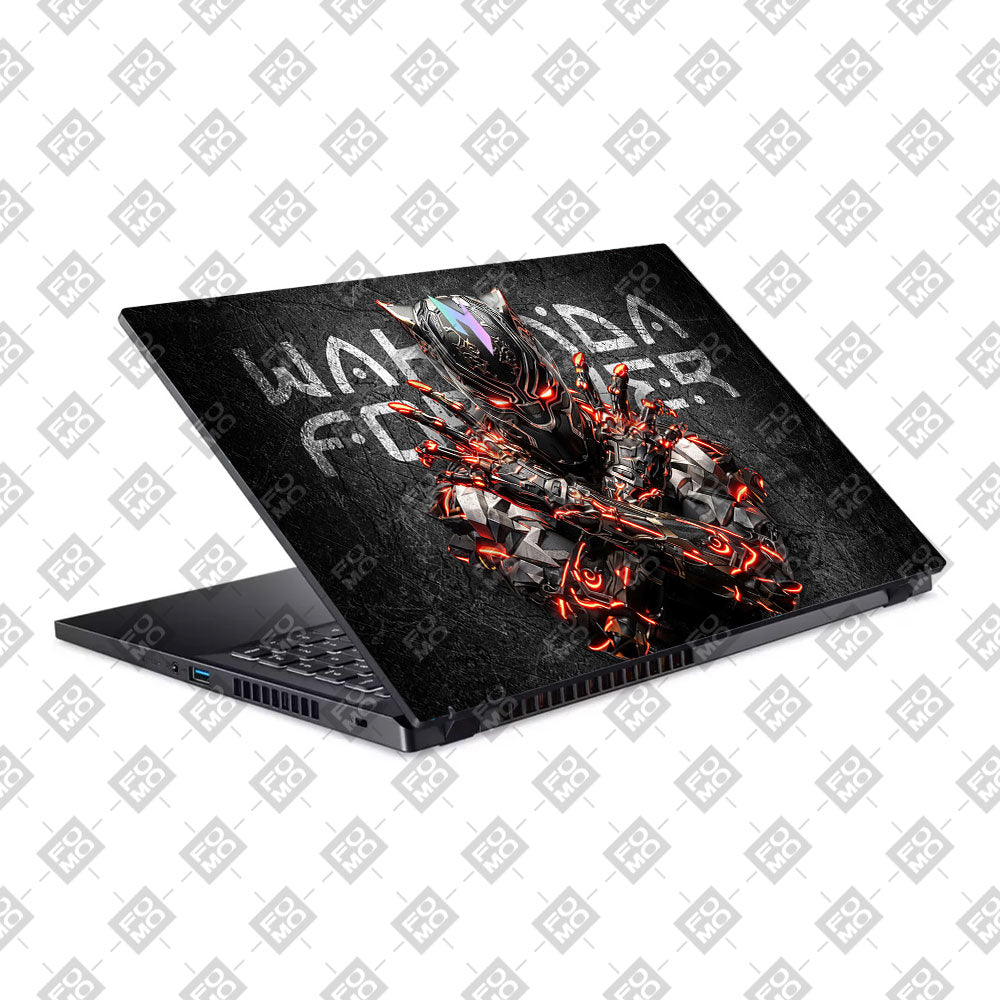 Black Panther Glowing Fury Acer Nitro V ANV15 51 55CA Laptop Skin