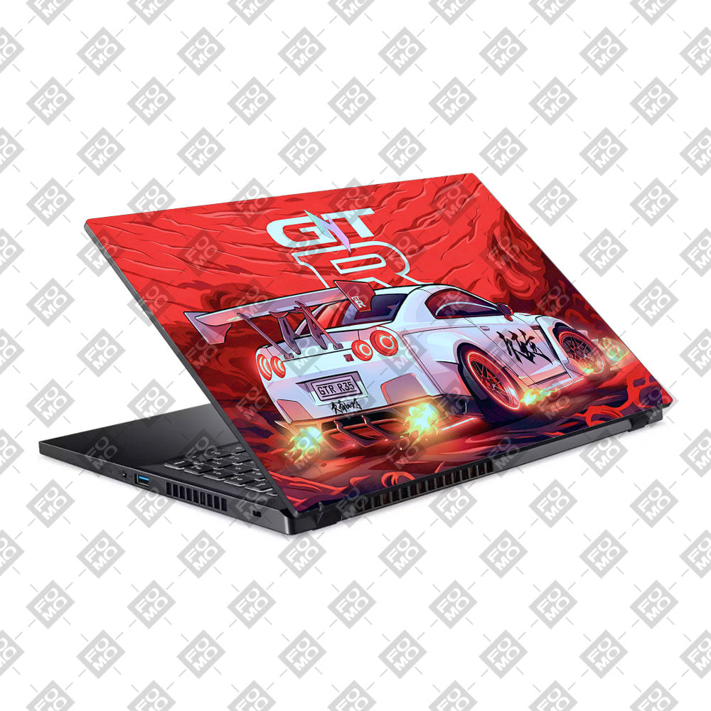 Nissan GTR Turbo Performance Edition Acer Nitro V ANV15 51 55CA Laptop Skin