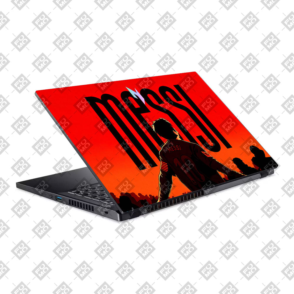 Messi Red Aura Acer Nitro V ANV15 51 55CA Laptop Skin