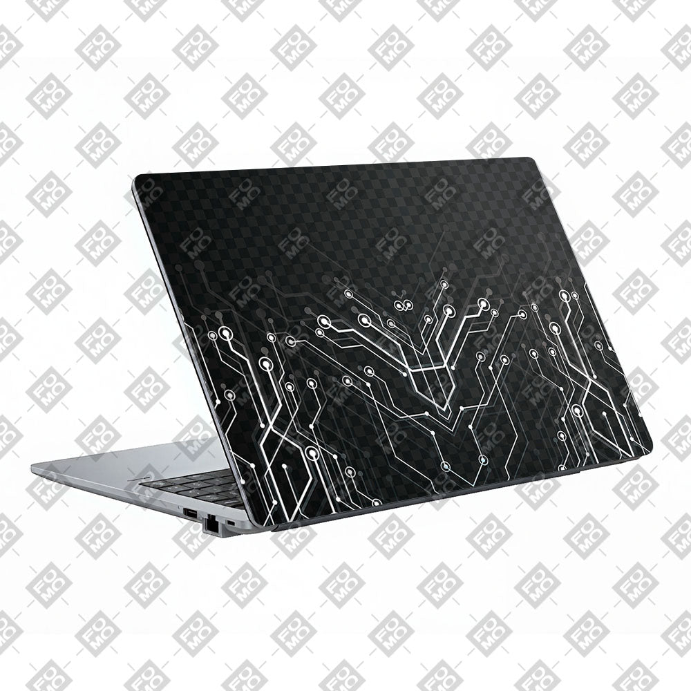Black Digital Circuit Asus ExpertBook P1503 Laptop Skin