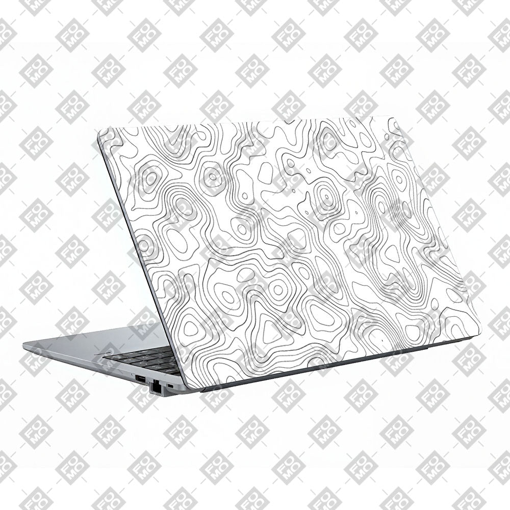 White Contour Design Asus ExpertBook P1503 Laptop Skin