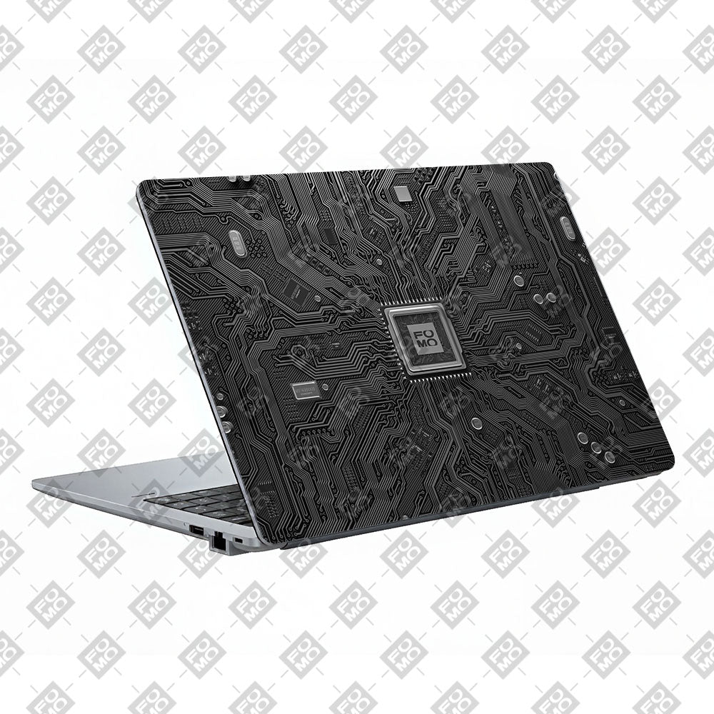 FOMO Circuit Dark Mode Asus ExpertBook P1503 Laptop Skin