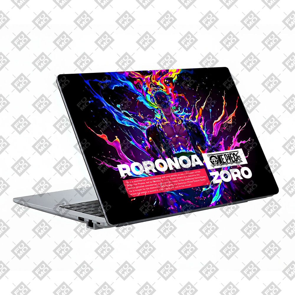Zoro with Neon Flames Asus ExpertBook P1503 Laptop Skin